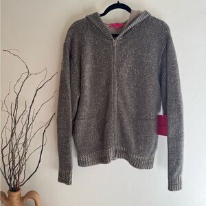 NWT The Elder Statesman Plait WMNS Zip Cashmere Hoodie